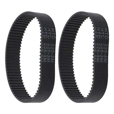 Immagine di Create idea 2pcs Cinghie Dentate In Gomma HTD 225 3M 17 75T Cinghia Di Trasmissione Dentata Ad Anello Chiuso Compatibile Con BOSCH PBS75A GBS75A GBS75AE SILVERCREST PARKSIDE PEBS 900