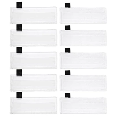 Immagine di Jissta Set di 10 Pezzi Panno Microfibra Pulitore a Vapore Sostituzione Scopa Mop per Karcher Easy Fix SC2 SC3 SC4 SC5 Accessori