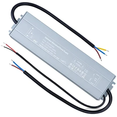 Immagine di REYLAX Trasformatore LED da 220V a 24V 60W Dimmerabile Impermeabile IP67 TRIAC &amp; 0 10V&amp;1 10V PWM Outdoor Alimentatore 2.5A Driver DC 24 Volt Bassa Tensione Power Supply Costante