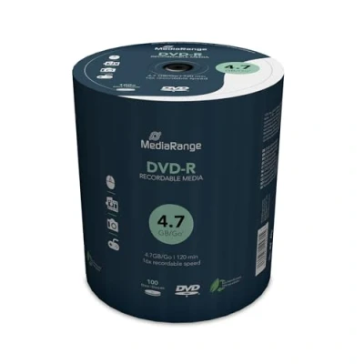 Immagine di 100 DVD R vergini Mediarange 4,7GB 120Min