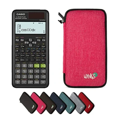 Immagine di CALCUSO Confezione rosa con calcolatrice scientifica Casio FX 991ES Plus 2 (inglese)