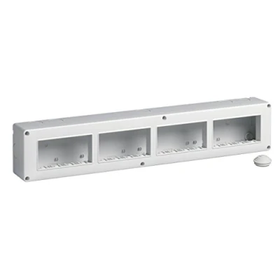 Immagine di Vimar Plana Scatole di superficie Scatola ip40 16 modulo 4 x orizzontale Serie piatto