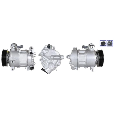 Immagine di LUCAS ACP01166 Compressore Aria Condizionata PAG 46 YF R134a, R1234yf con guarnizioni FIAT: 500X, JEEP: Renegade SUV
