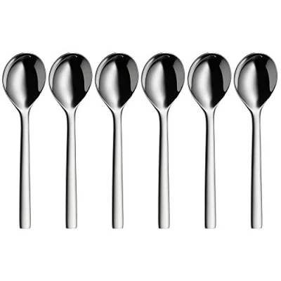 Immagine di WMF 1291596040 Set di Tazze e cucchiai da zuppa, 6 Pezzi