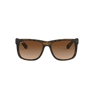 Immagine di Ray Ban Justin RB4165 Non Polarized Occhiali da Sole Unisex, marrone (struttura: vetro (avana chiaro): sfumatura 710/13), 51 mm