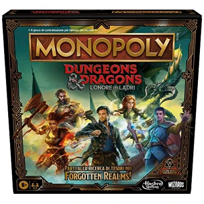 Immagine di Monopoly Dungeons and Dragons Movie L&#039;onore dei ladri. Gioco da...