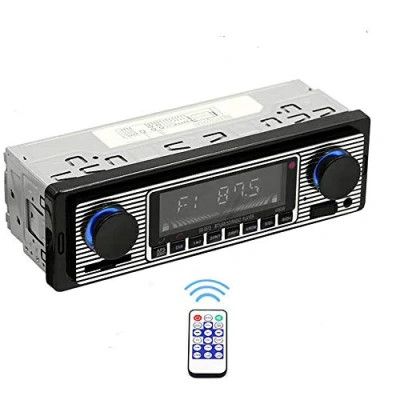 Immagine di PolarLander Autoradio Bluetooth, Auto Stereo Audio Ricevitore, 4x45W FM Radio MP3 Player 1 DIN,12V Supporto USB/TF/EQ/AUX/FM/Microfono/Telecomando