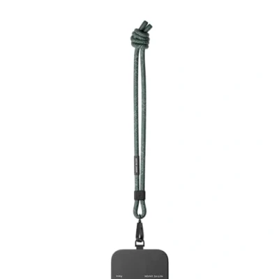 Immagine di Native Union City Grip Cinghia da polso universale regolabile e rimovibile Compatibile con la maggior parte degli smartphone 100% poliestere riciclato (Verde ardesia)