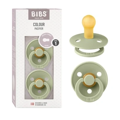 Immagine di 2 Succhietti BIBS Colour Round Sage