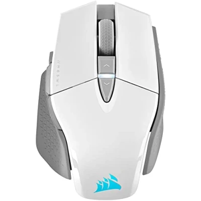 Immagine di CORSAIR M65 RGB ULTRA Wireless Mouse da Gioco FPS Sintonizzabile 26.000 DPI Sub 1ms Sistema di peso Batteria fino a 120 Ore Compatibile con iCUE PC, Mac, PS5, PS4, Xbox Bianco