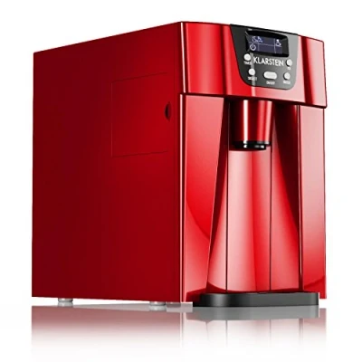 Immagine di Klarstein Ice Volcano 2GR Fabbricatore Macchina Per Cubetti di Ghiaccio (12kg/24h, Serbatoio da 2 litri, Pannello controllo soft touch, diverse dimensioni dei cubetti) Rossa