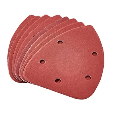Immagine di Amtech V4035 P240 Fogli abrasivi triangolari, 10 pezzi, 140 x 100 mm, trasparenti