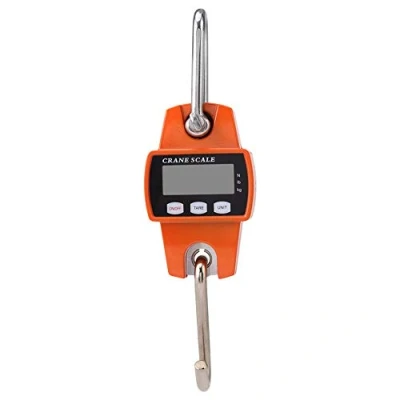 Immagine di Mini Bilancia Elettronica Portatile con Schermo LCD Digitale Appendere Peso Sopportato 300 kg Gancio