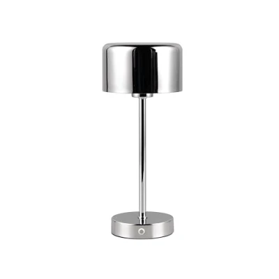 Immagine di Reality Leuchten Jeff R59151106 Lampada da tavolo a LED, in metallo cromato, con LED 1,5 Watt, 4 ingressi touch