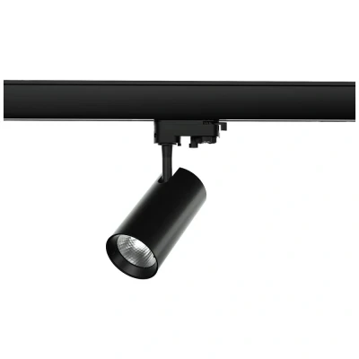 Immagine di Deko Light Horus Faretto da binario a LED trifase 10 W (monocolore) ERP: E (A G) Nero