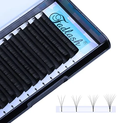 Immagine di Extension Ciglia Volume 0.07mm DD Curl 9 16mm Vassoio Mescolare 2D 3D 5D 10D 20D Russo Easy Fan Lahes (0.07 (9 16))