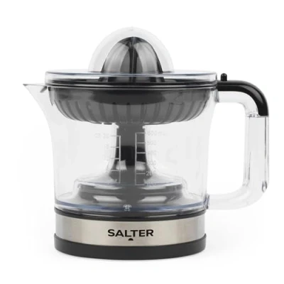 Immagine di Salter Spremiagrumi Elettrico Estrattore di succo agrumi freschi, caraffa dosatrice da 600 ml, senza BPA, 2 coni spremitura, filtro regolabile e controllo della polpa, EK5025FVDE