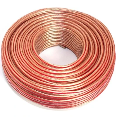 Immagine di Cavo per altoparlante, 2 x 2,50 mm2, 50 m, trasparente, CCA