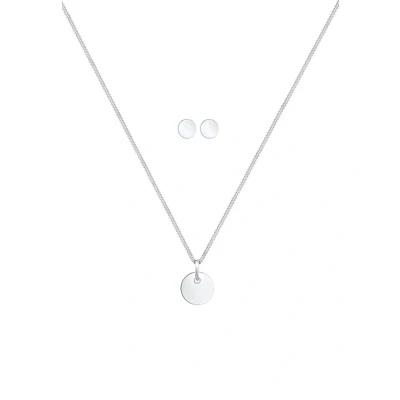Immagine di Elli Set di gioielli da donna Geo Basic Trend in argento sterling 925, 45, Metallo