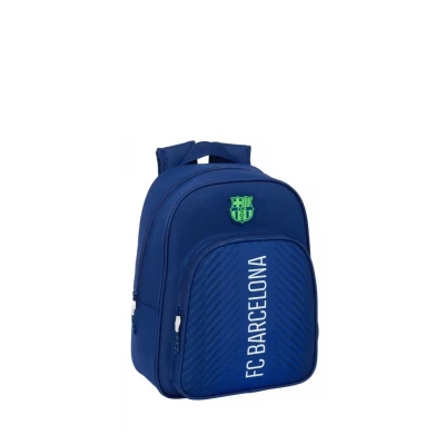 Immagine di safta F.C. Barcellona NAVY Blue Zaino scuola per bambini, ideale bambini di diverse età, comodo e versatile, qualità resistenza, 27 x 10 33 cm, Blu navy, M, Casual