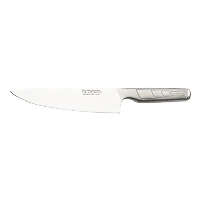 Immagine di Rockingham Forge Coltello da cuoco Quadra Range, lama cucina multiuso 20 cm, acciaio inossidabile tedesco forgiato a codolo intero