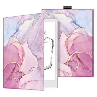 Immagine di FINTIE Custodia per Remarkable 2 Digital Paper Tablet 10.3 Pollici 2020, Sottile Leggero Similpelle Cover con Pen Holder, Non Compatibile 1, Glorious Marble