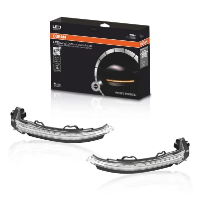 Immagine di Set di indicatori direzione LED Indicatore specchietto dinamico OSRAM LEDDMI 8W0 WT S