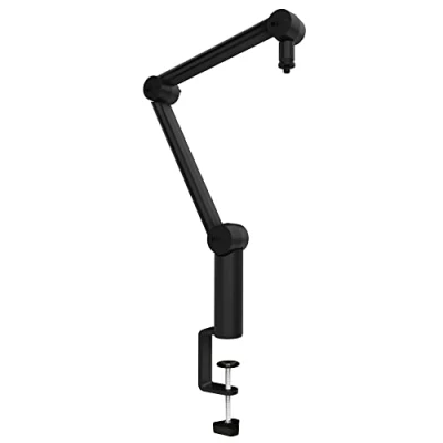 Immagine di NZXT Boom Arm Mini AP BOOMS B1 per lo streaming del microfono Conserva discretamente i cavi USB e XLR Morbido silenzioso Cover canali via cavo Nero