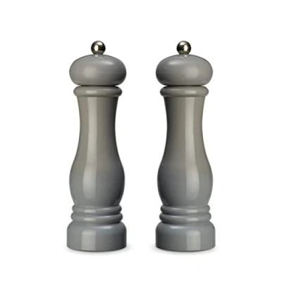 Immagine di ECHTWERK Set di 2 macinaspezie in plastica ABS alta qualità, macinino ceramica, manuale, ideale per spezie come pepe, sale e peperoncino, grigio, 21 cm