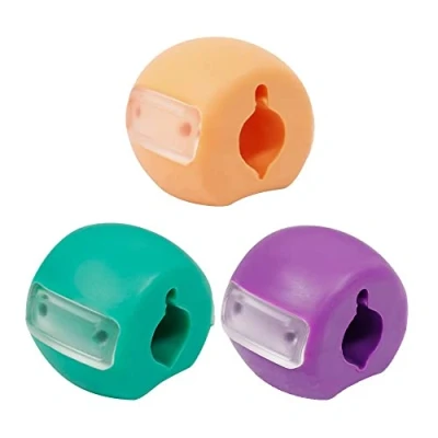 Immagine di MuscleForge® 3 Pezzi Jawline Exerciser Esercizio per la Mascella Set di palline i muscoli del viso e mandibola allenamento, con resistenze diverse