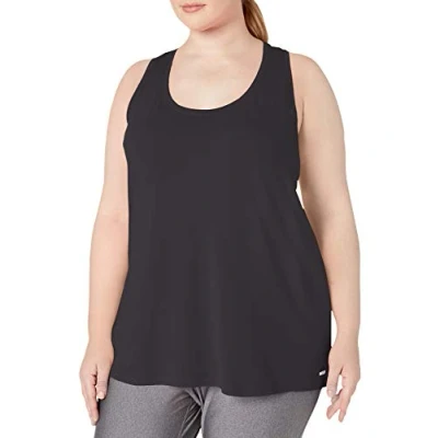 Immagine di Amazon Essentials Canotta Vogatore Tecnica Elasticizzata (Disponibile in Taglie Forti) Donna, Nero, XXL Plus