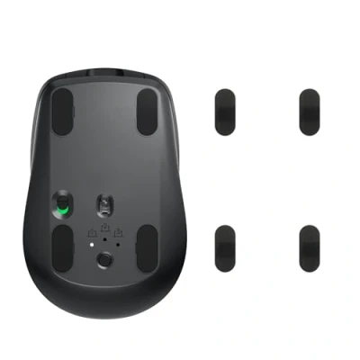 Immagine di kwmobile Set Piedini di Ricambio per Mouse Compatibile con Logitech MX Anywhere 3 Gommini nero Maggiore Controllo e Scorrevolezza