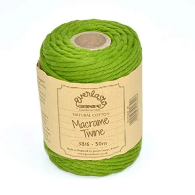 Immagine di Everlasto Bobine da 50 m, in morbido cotone colorato macramè, 38/6 (4 mm circa)