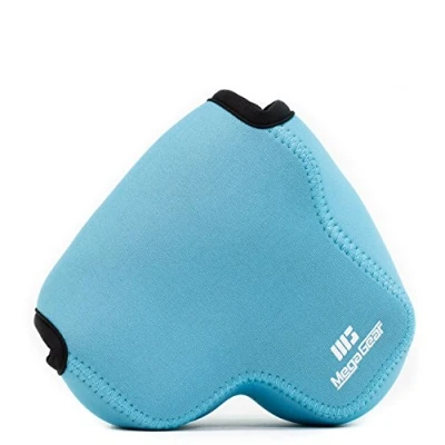 Immagine di Megagear MG1167 Custodia in Neoprene compatibilie con Panasonic Lumix DC FZ82, FZ70, FZ72 Blu