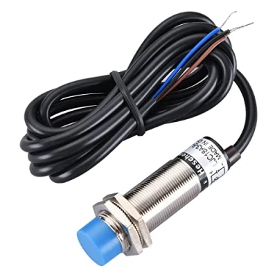 Immagine di Heschen M18 Interruttore sensore di prossimità capacitivo, Tipo non schermato, LJC18A3 B Z/BX, Rivelatore 1 10mm, 10 30VDC 200mA, NPN Normalmente Aperto (NO), 3 fili