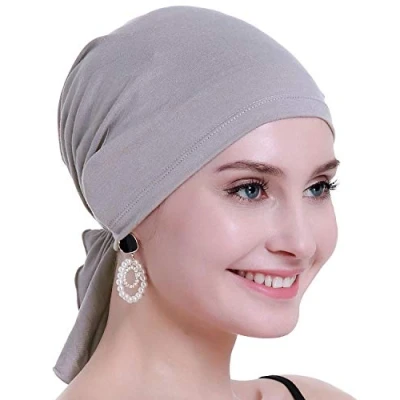 Immagine di osvyo Foulard turbante in bambù per donne affette da alopecia e pazienti oncologici, confezione sigillata, Taglia unica