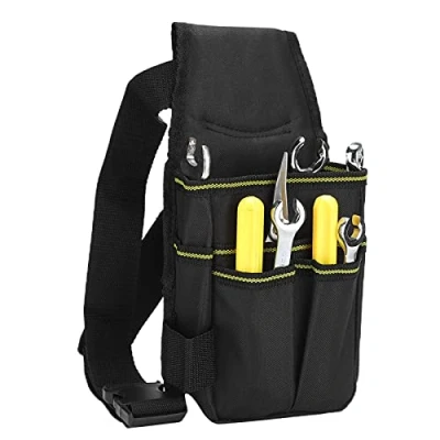 Immagine di Marsupio Borsa a Attrezzi,Borsa Porta Attrezzi da Cintura Marsupio,Piccola Degli con Regolabile,Borsa Resistente e Professionale Tenere in Vita