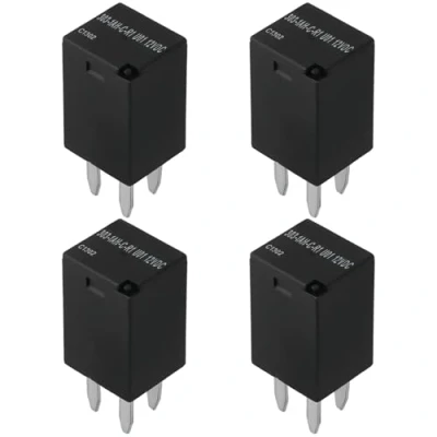 Immagine di the Lord of Tools 4 Pezzi 303 1AH C R1 U01 12VDC Pin Relè Per Autoveicoli 12V 20A SPST Micro Elettronica Automobilistica Controllo Industriale E Gestione dell&#039;alimentazione