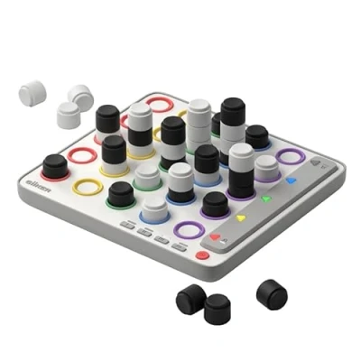 Immagine di GiiKER Smart Four, gioco 3D AI Four in a Row, giochi da tavolo strategici con arbitro integrato per 1 2 giocatori, viaggio bambini e famiglie, regali le feste
