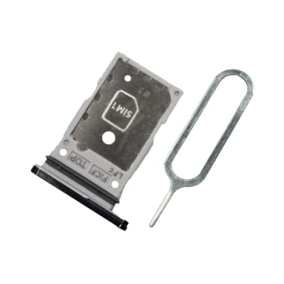 Immagine di MMOBIEL Doppia Sostituzione del Supporto Vassoio della Scheda Sim Compatibile con Samsung Galaxy Z Fold4 5G incl. Guarnizione in Gomma e Pin Nero