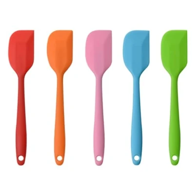 Immagine di MOACC 5 Pezzi Spatole in Silicone, Spatola da Cucina, per Dolci, Cottura e Miscelazione, Resistenti al Calore, Padella Antiaderente, Lunghezza 22 cm