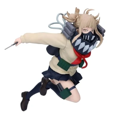 Immagine di Banpresto Himiko Toga My Hero Academia Action Figure The Evil Villains Plus 11 cm, BP89716P Multicolore, statuetta da collezione, ideale per i fan degli anime