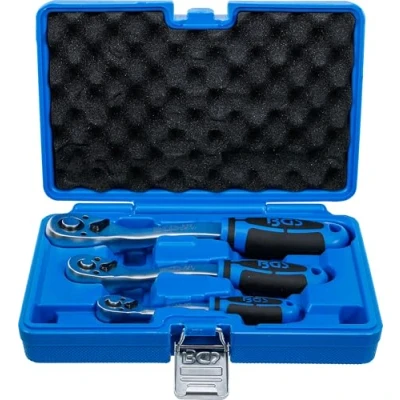 Immagine di BGS Juego de carracas reversibles dentado fino 6,3 mm (1/4&quot;) 10 (3/8&quot;) 12,5 (1/2&quot;) 3 piezas