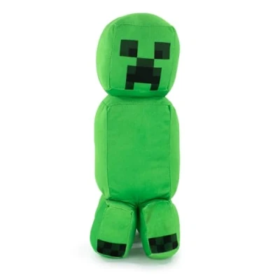 Immagine di Personaggi di Peluche del Videogioco Minecraft Enderman, Lama, Ocelot, Maiale, Steve, Alex, Creeper, Lupo Taglie Diverse a Seconda Modello Qualità Super Soft (Creeper)