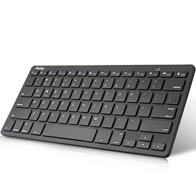 Immagine di ProCase Tastiera Wireless[inglese Layout] Sottile Leggero Portatile per iPad, Samsung, Huawei, iPhone, Surface, iOS, Android, Windows, Mac OS