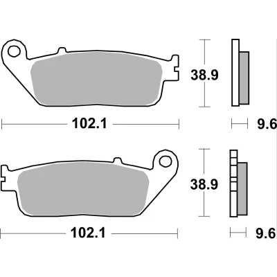 Immagine di TRW Organic Allround MCB677 Kit pastiglie freno