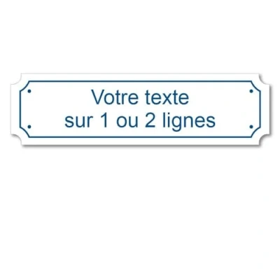 Immagine di Mygoodprice Targhetta incisa personalizzata 1 o 2 righe 14,5 x 4 cm autoadesiva, in alluminio spazzolato, alluminio, colore: blu
