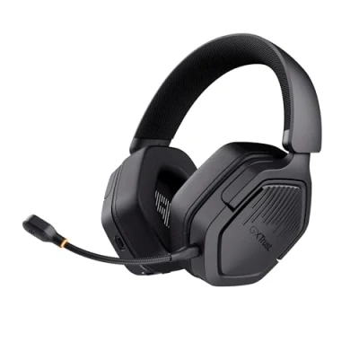 Immagine di Trust GXT 1493 Ravox Cuffie Gaming Wireless Bluetooth + 2.4 GHz per PS5 PS4 Switch PC Xbox Mobile, Driver da 50 mm, Batteria 70 Ore, Bassa Latenza, Over Ear con Microfono, Nero