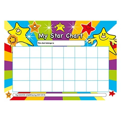 Immagine di Sticker Solutions A4 Star Reward Chart with 25 Stickers
