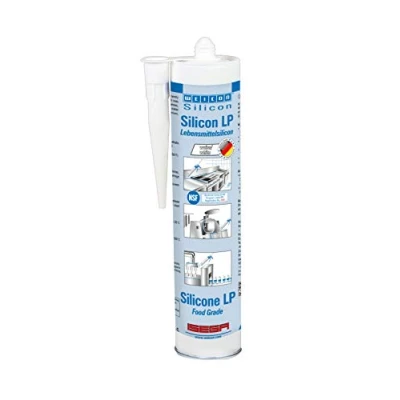Immagine di WEICON 13009310 Cartuccia di silicone LP 310 ml, con colla e sigillante permanentemente elastici, colore: Bianco